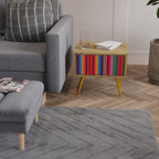 ETHNIC MEXICAN Nachttisch in Eiche-Optik