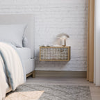 SLIGHTLY BLURRED Nachttisch in Eiche-Optik