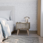 SLIGHTLY BLURRED Nachttisch in Eiche-Optik