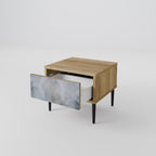 MUTED ARC Nachttisch in Eiche-Optik