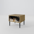 MARBLE OF TOMMORROW Nachttisch in Eiche-Optik