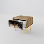 MARBLE OF TOMMORROW Nachttisch in Eiche-Optik