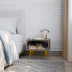 MARBLE OF TOMMORROW Nachttisch in Eiche-Optik