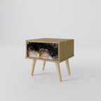 MARBLE OF TOMMORROW Nachttisch in Eiche-Optik