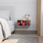 NEVERENDING BLOOM Nachttisch in Eiche-Optik