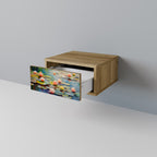 BLOOMING WATERS Nachttisch in Eiche-Optik