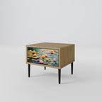 BLOOMING WATERS Nachttisch in Eiche-Optik