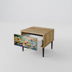 BLOOMING WATERS Nachttisch in Eiche-Optik
