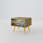 BLOOMING WATERS Nachttisch in Eiche-Optik