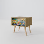 BLOOMING WATERS Nachttisch in Eiche-Optik