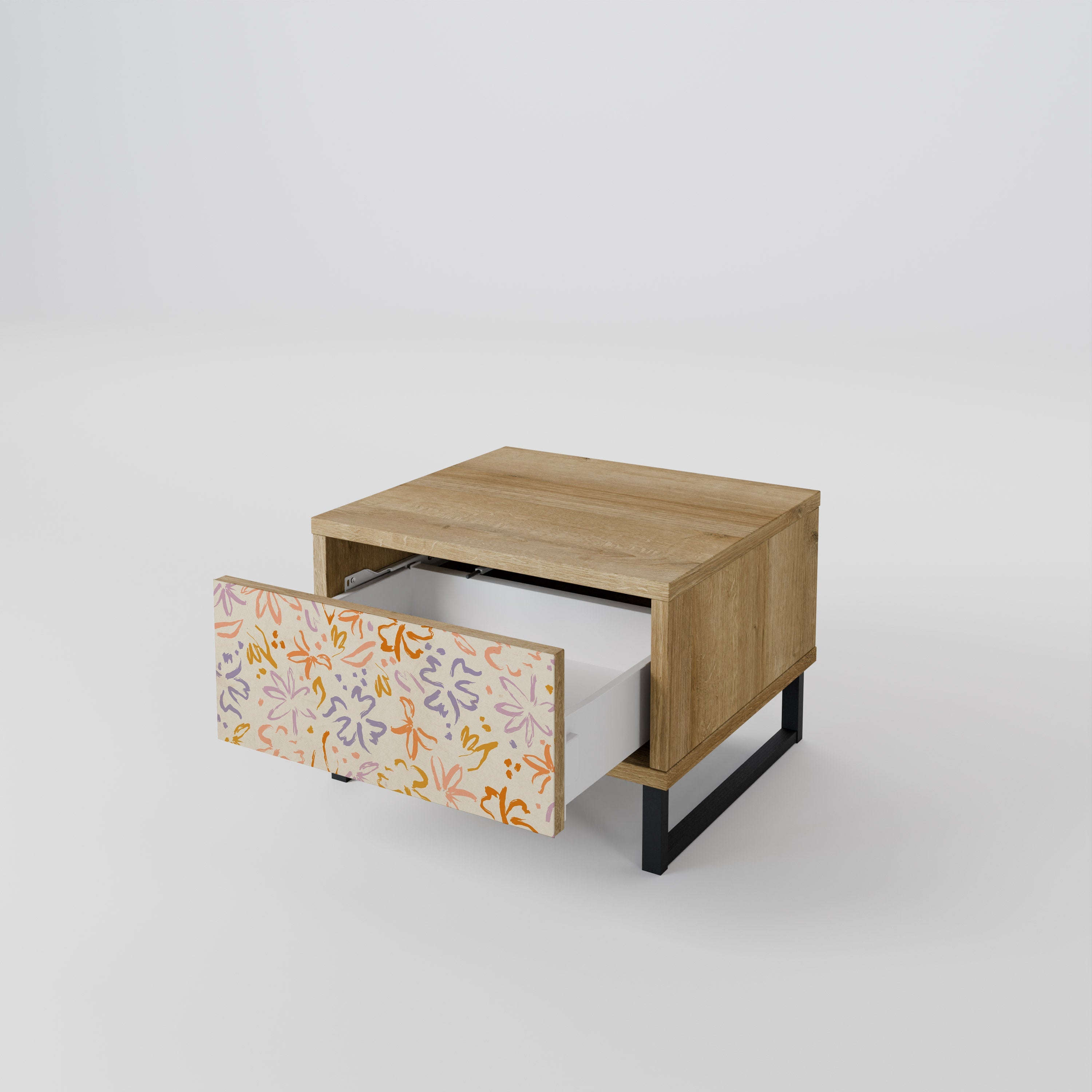 SPRING WHIMSY Nachttisch in Eichenoptik