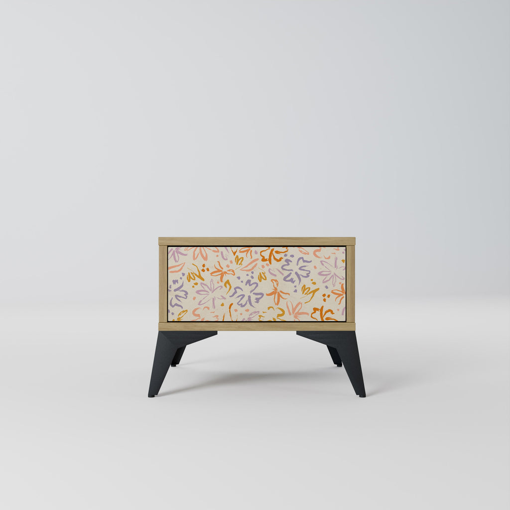 SPRING WHIMSY Nachttisch in Eichenoptik