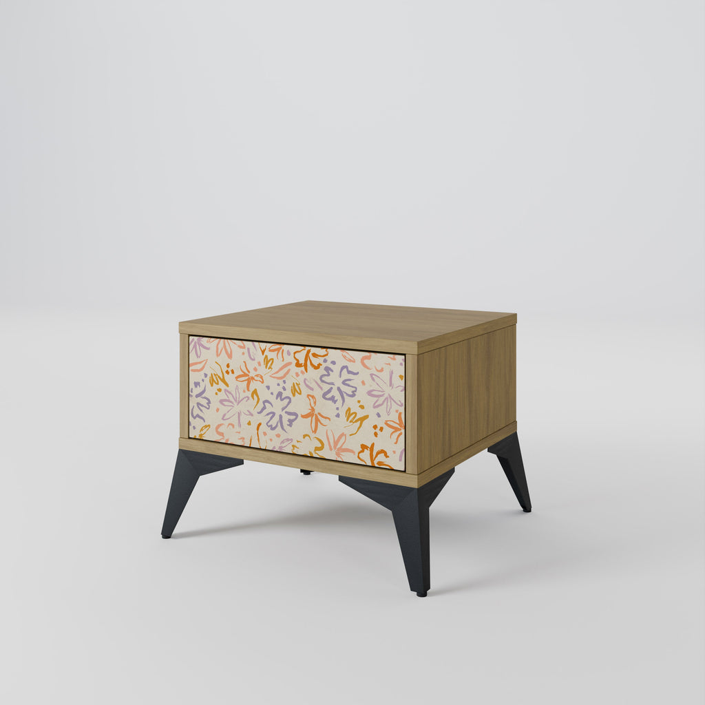 SPRING WHIMSY Nachttisch in Eichenoptik