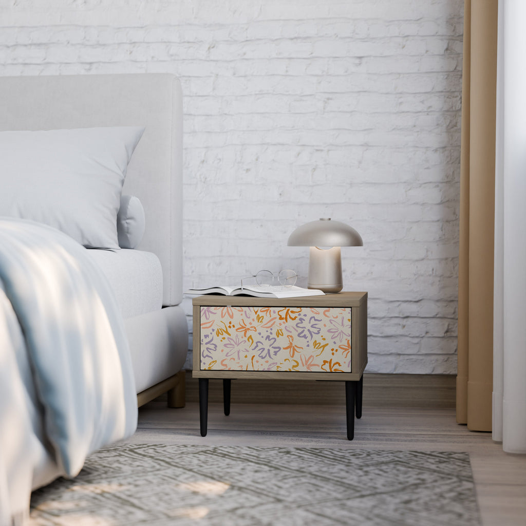 SPRING WHIMSY Nachttisch in Eichenoptik