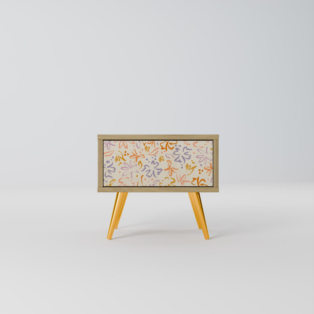 SPRING WHIMSY Nachttisch in Eichenoptik