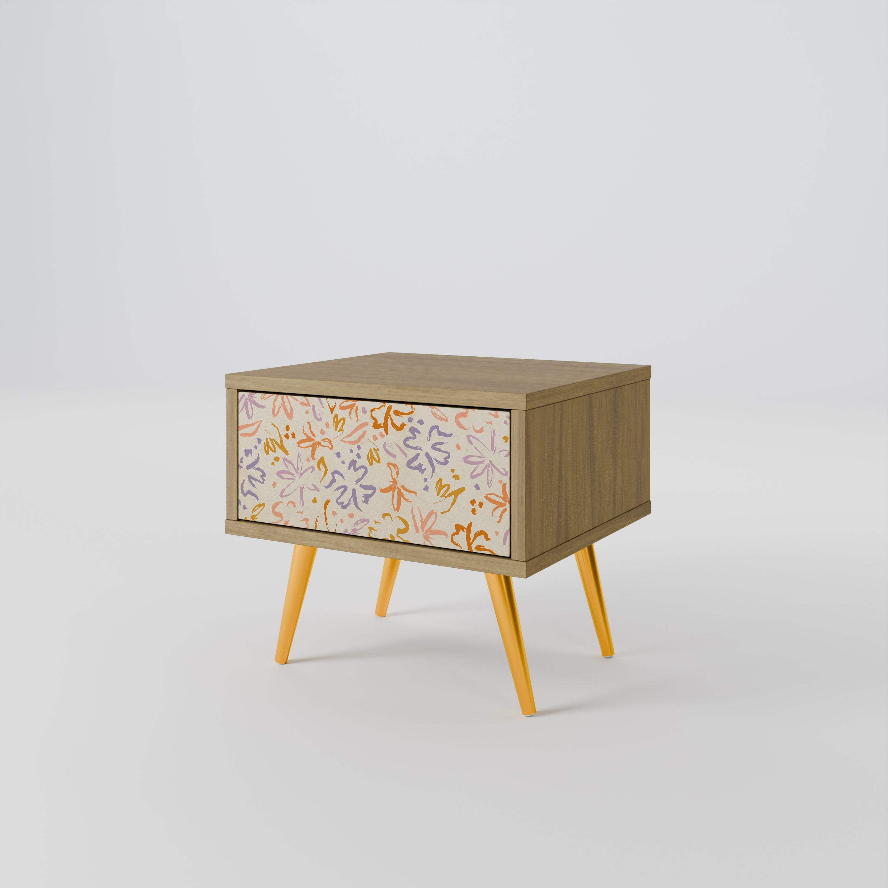 SPRING WHIMSY Nachttisch in Eichenoptik