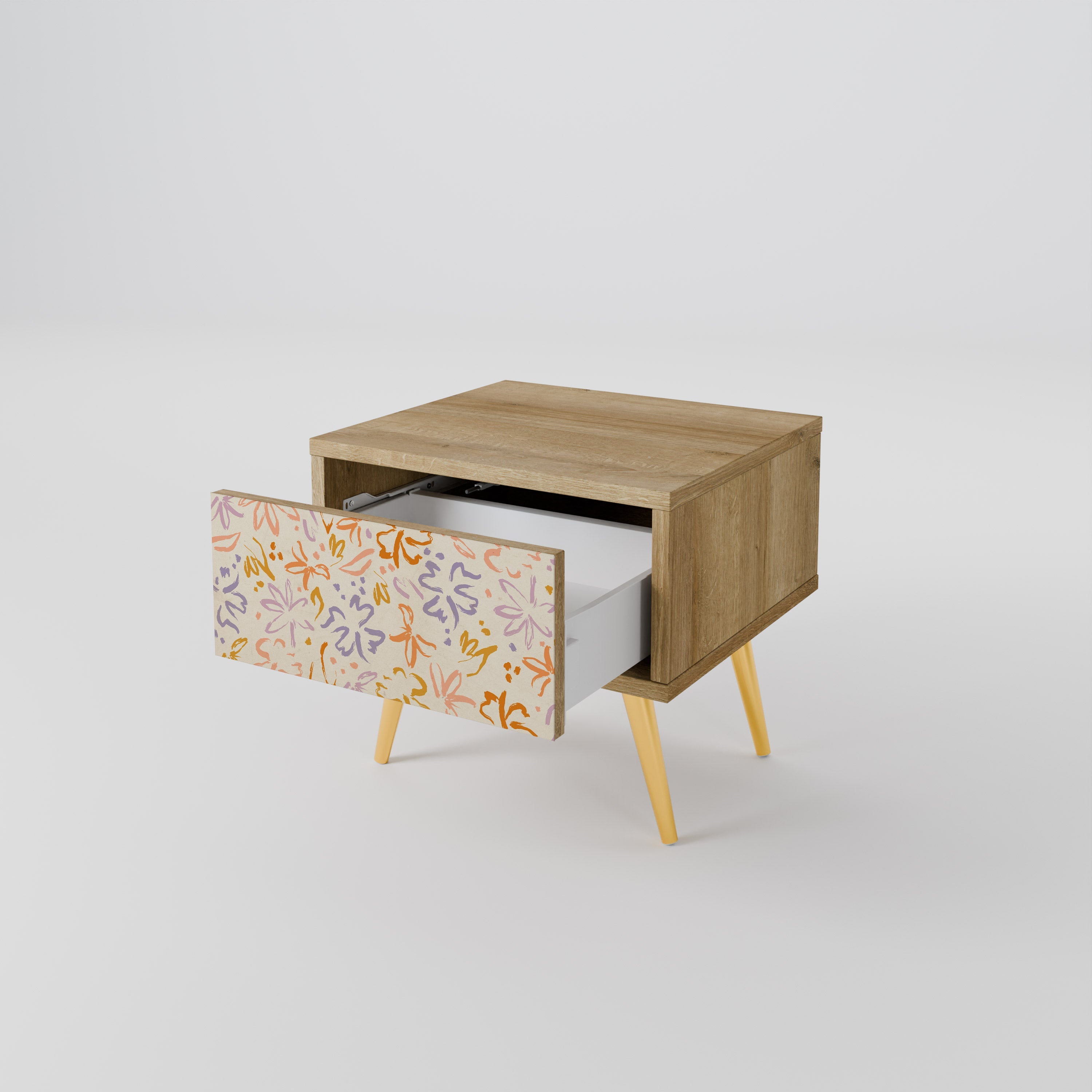 SPRING WHIMSY Nachttisch in Eichenoptik