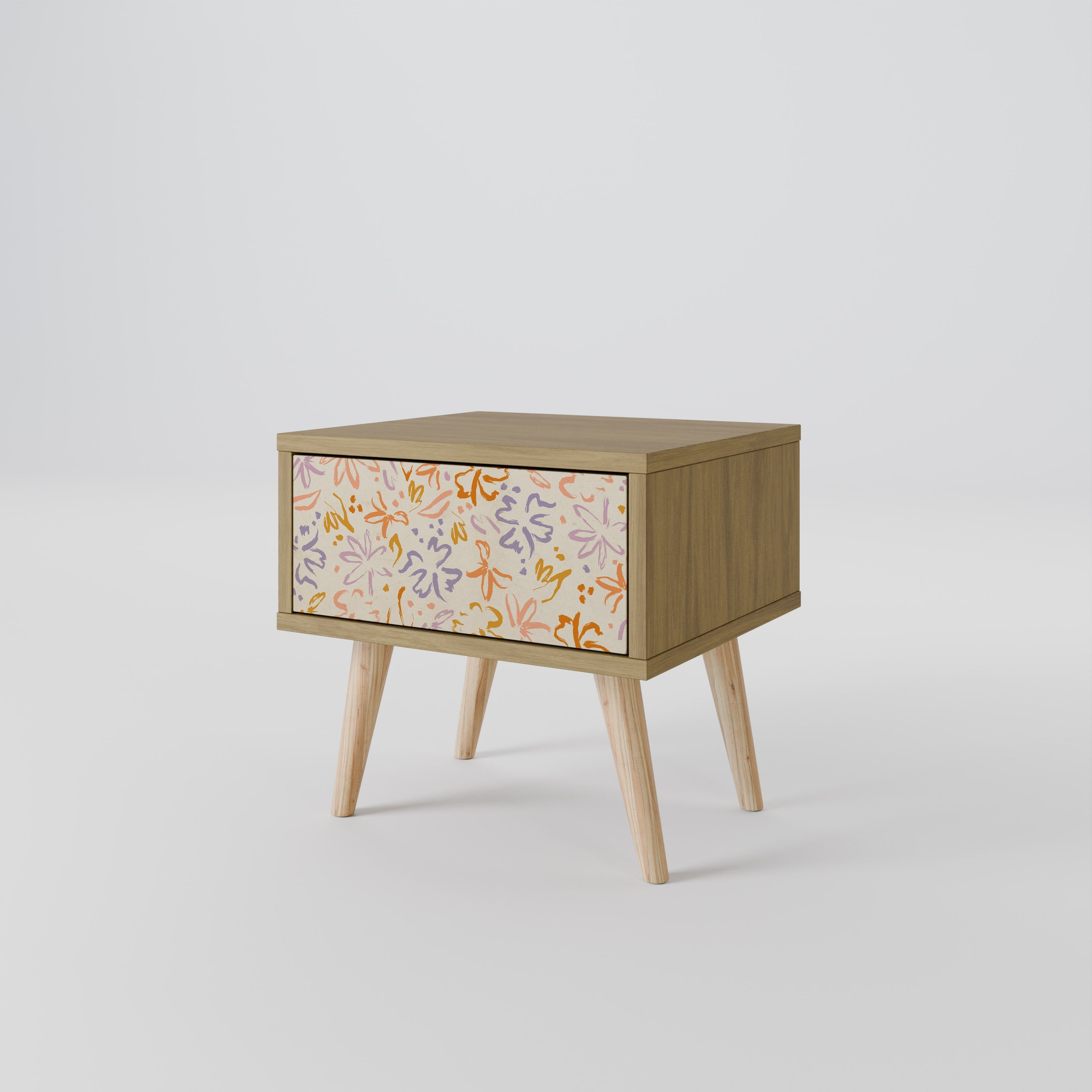 SPRING WHIMSY Nachttisch in Eichenoptik