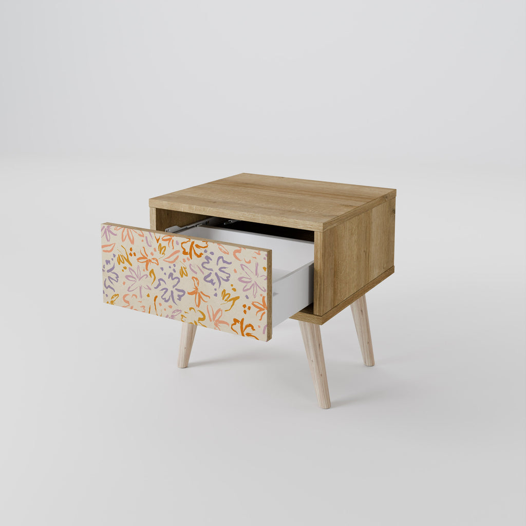 SPRING WHIMSY Nachttisch in Eichenoptik