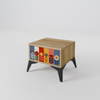 SCANDIC FLOWERET Nachttisch in Eiche-Optik