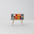 SCANDIC FLOWERET Nachttisch in Eiche-Optik