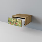 SUCCULENTS KALEIDOSCOPE Nightstand in Oak Effect