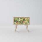 SUCCULENTS KALEIDOSCOPE Nightstand in Oak Effect