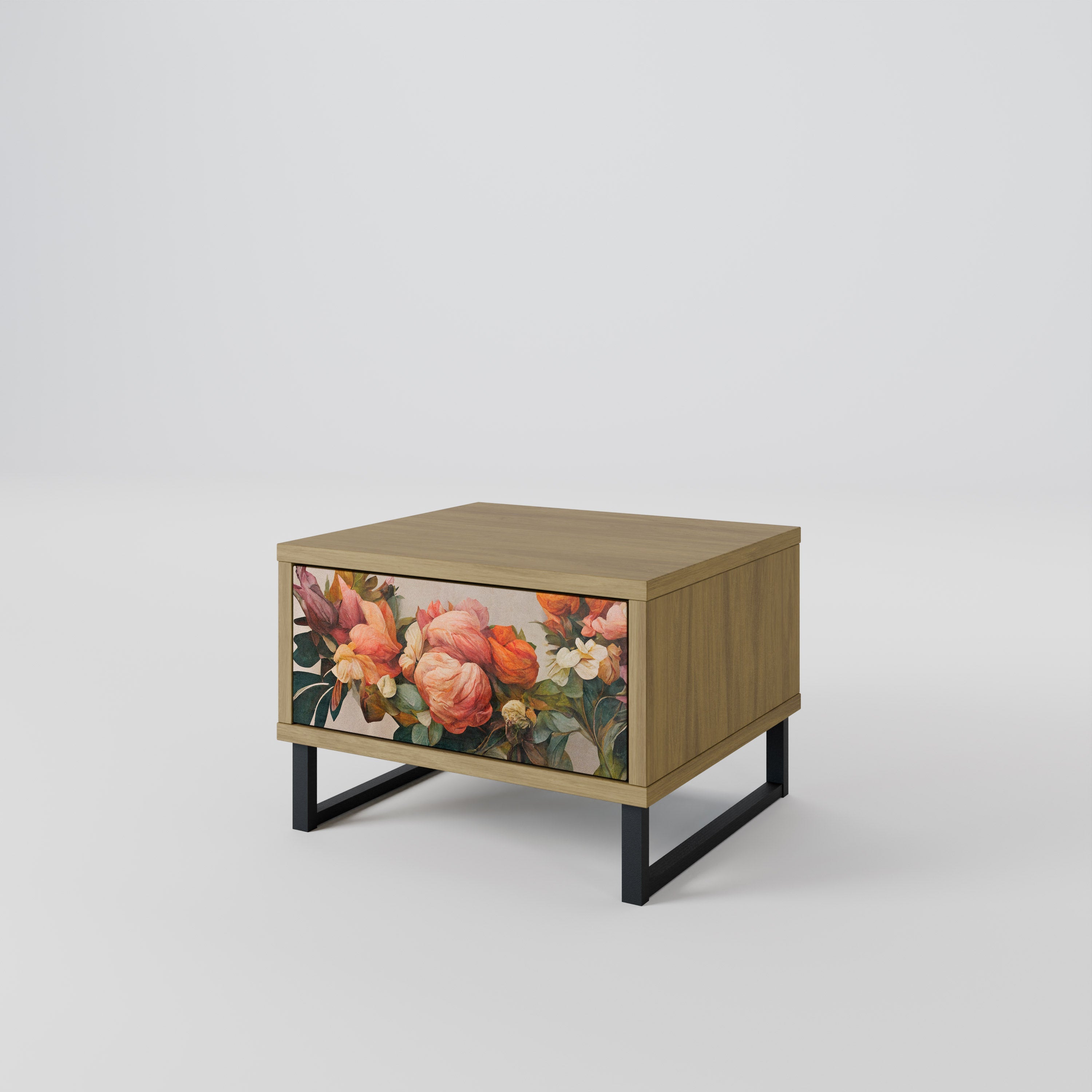 STYLISH BEAUTY Nachttisch in Eichenoptik