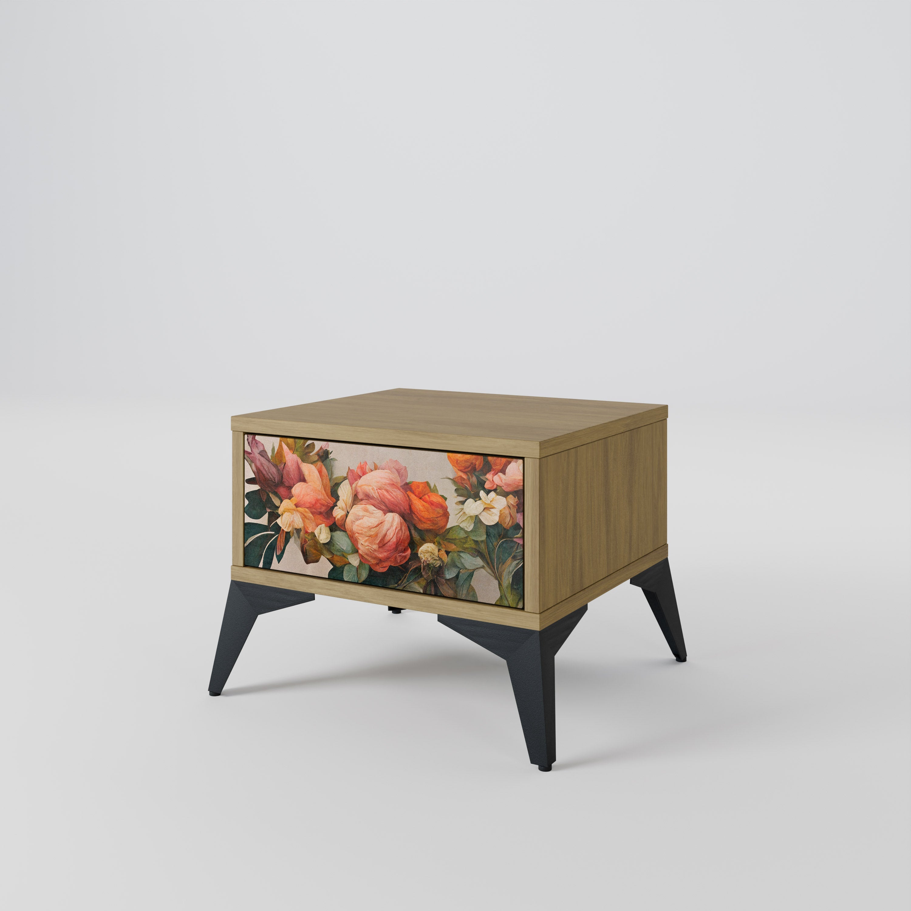 STYLISH BEAUTY Nachttisch in Eichenoptik