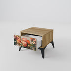 STYLISH BEAUTY Nightstand in Oak Effect