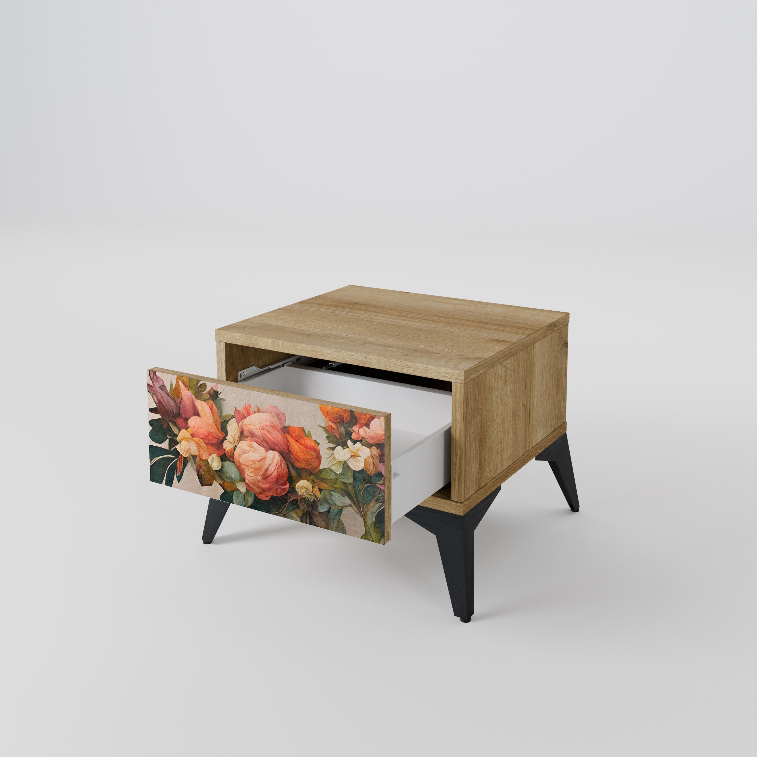 STYLISH BEAUTY Nachttisch in Eichenoptik