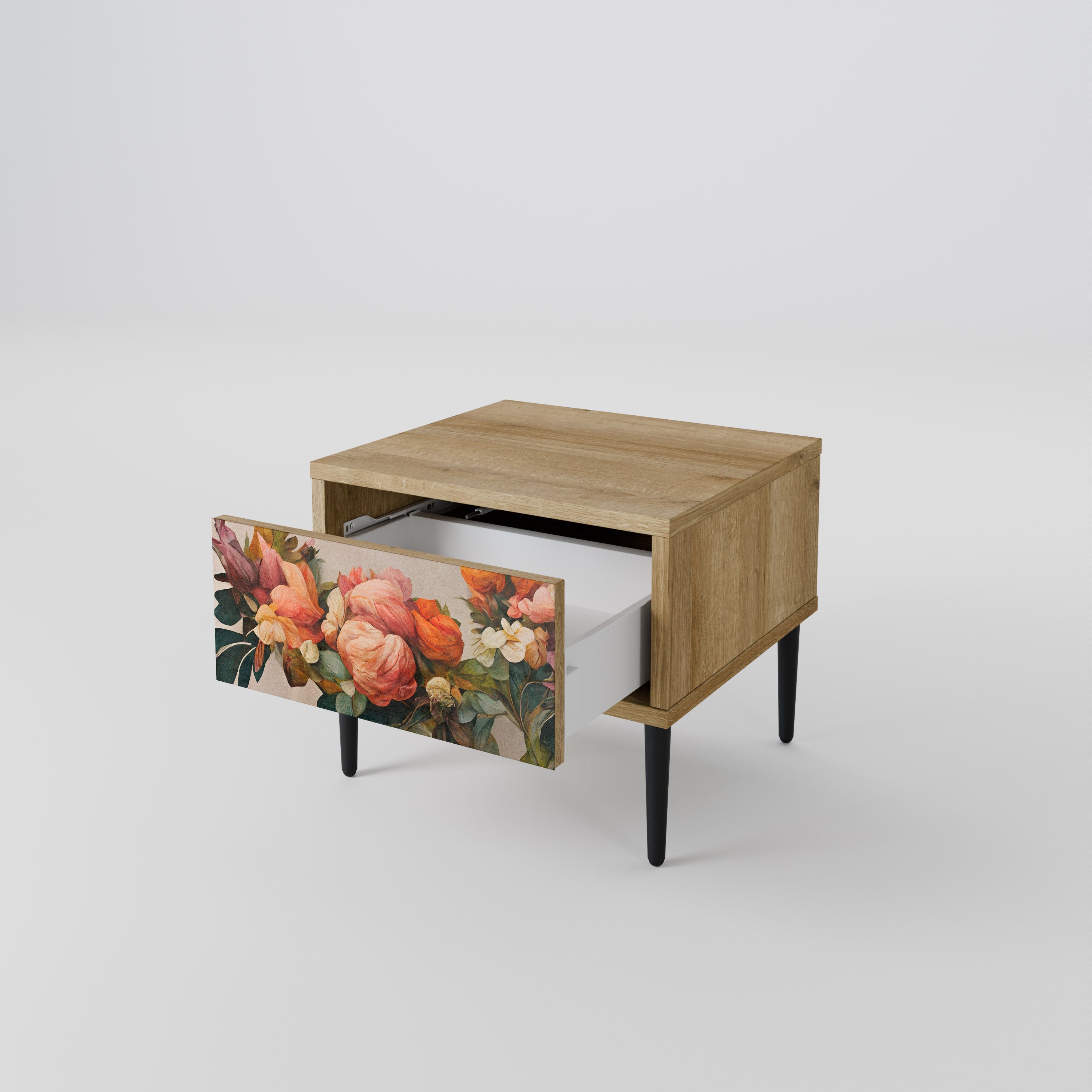 STYLISH BEAUTY Nachttisch in Eichenoptik