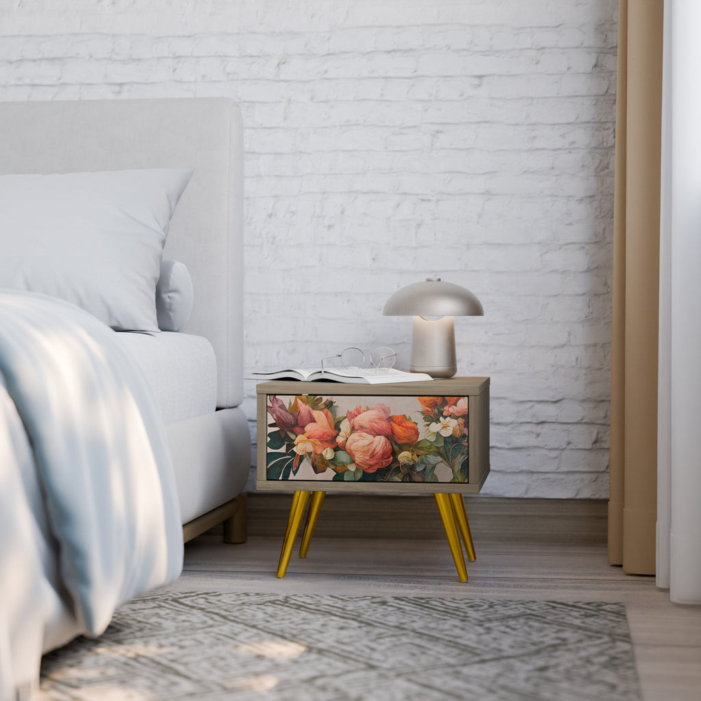 STYLISH BEAUTY Nachttisch in Eichenoptik