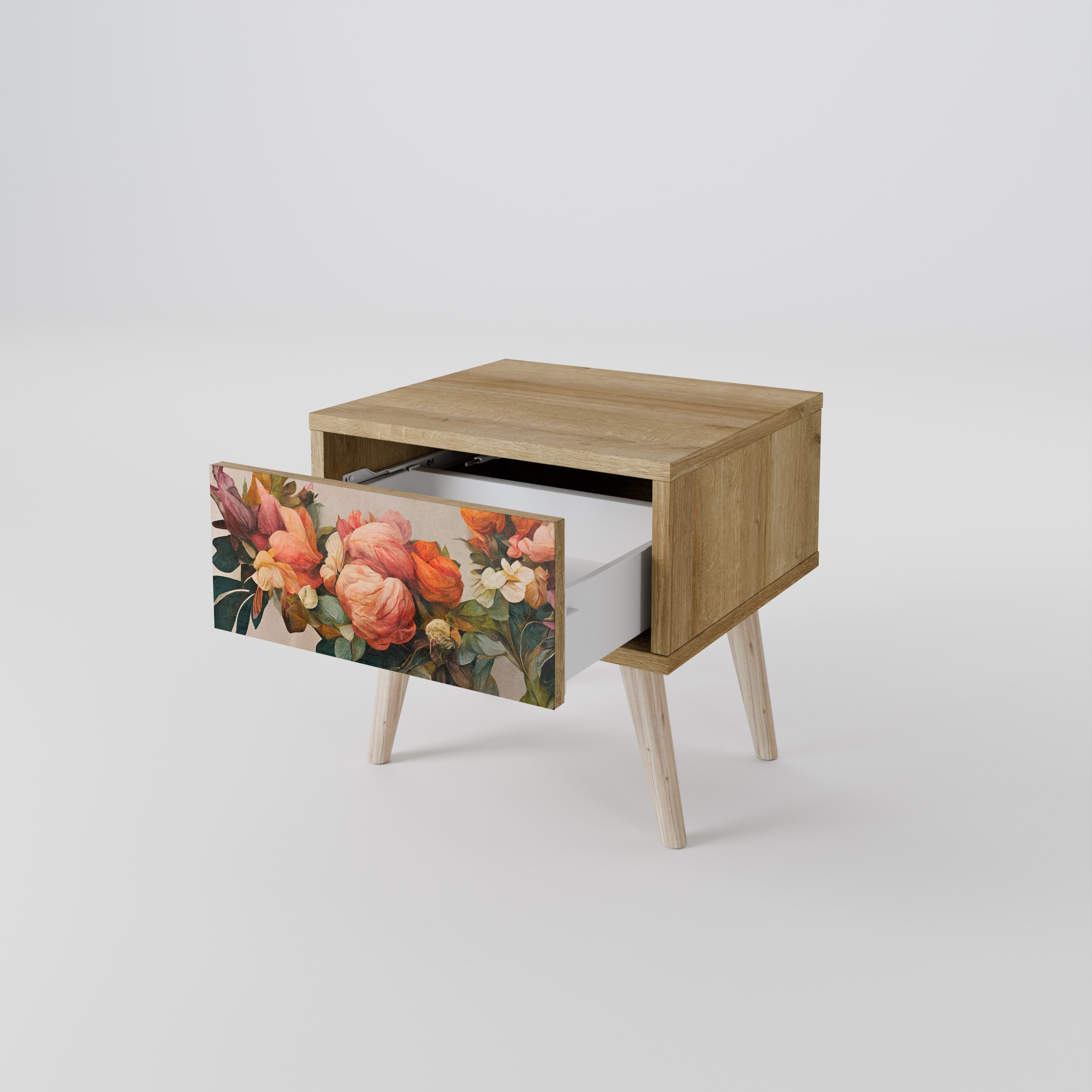 STYLISH BEAUTY Nachttisch in Eichenoptik