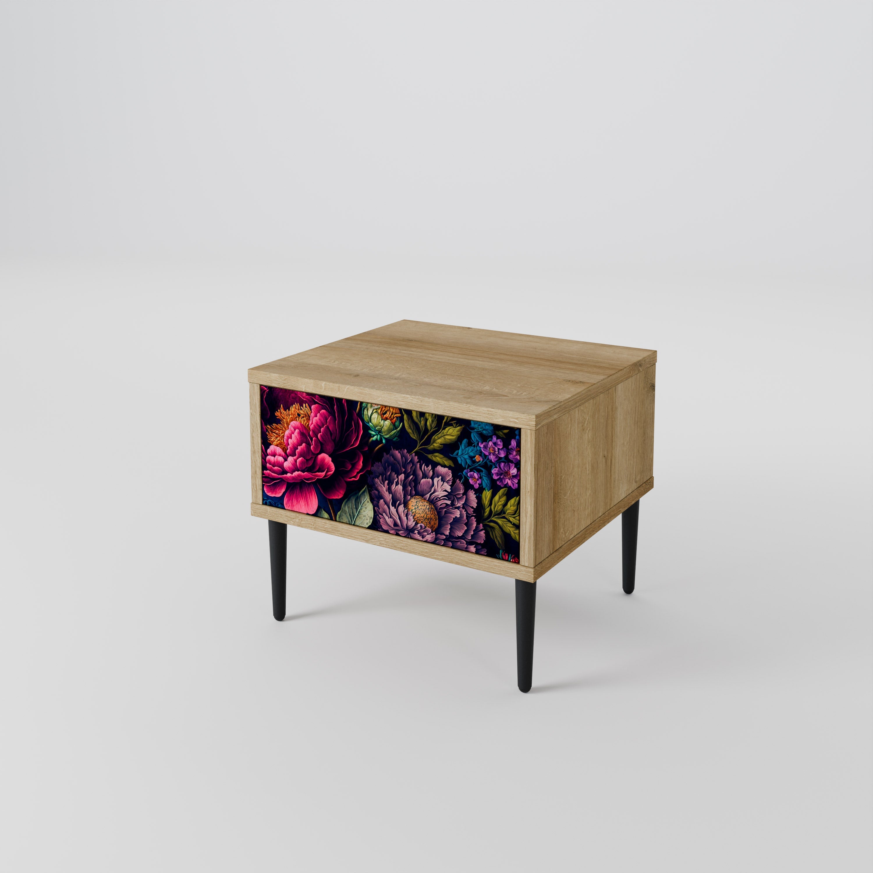 BLOOMING ELEGANCE Nachttisch in Eichenoptik