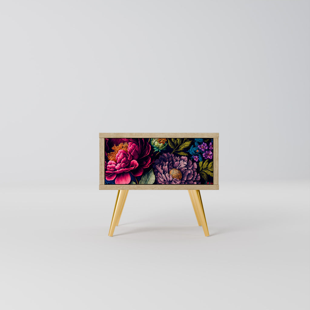 BLOOMING ELEGANCE Nachttisch in Eichenoptik