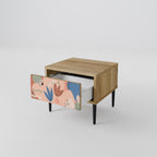 PASTEL DESTINY Nightstand in Oak Effect