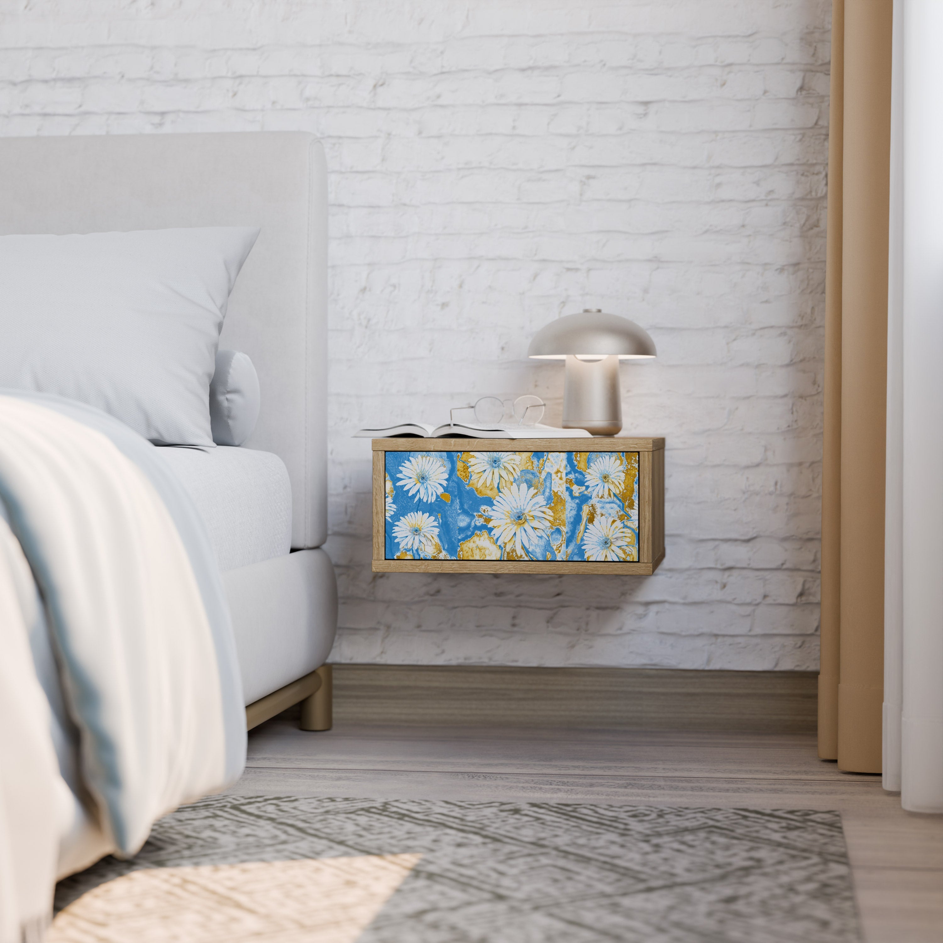 DAISY LUXE Nachttisch in Eichenoptik