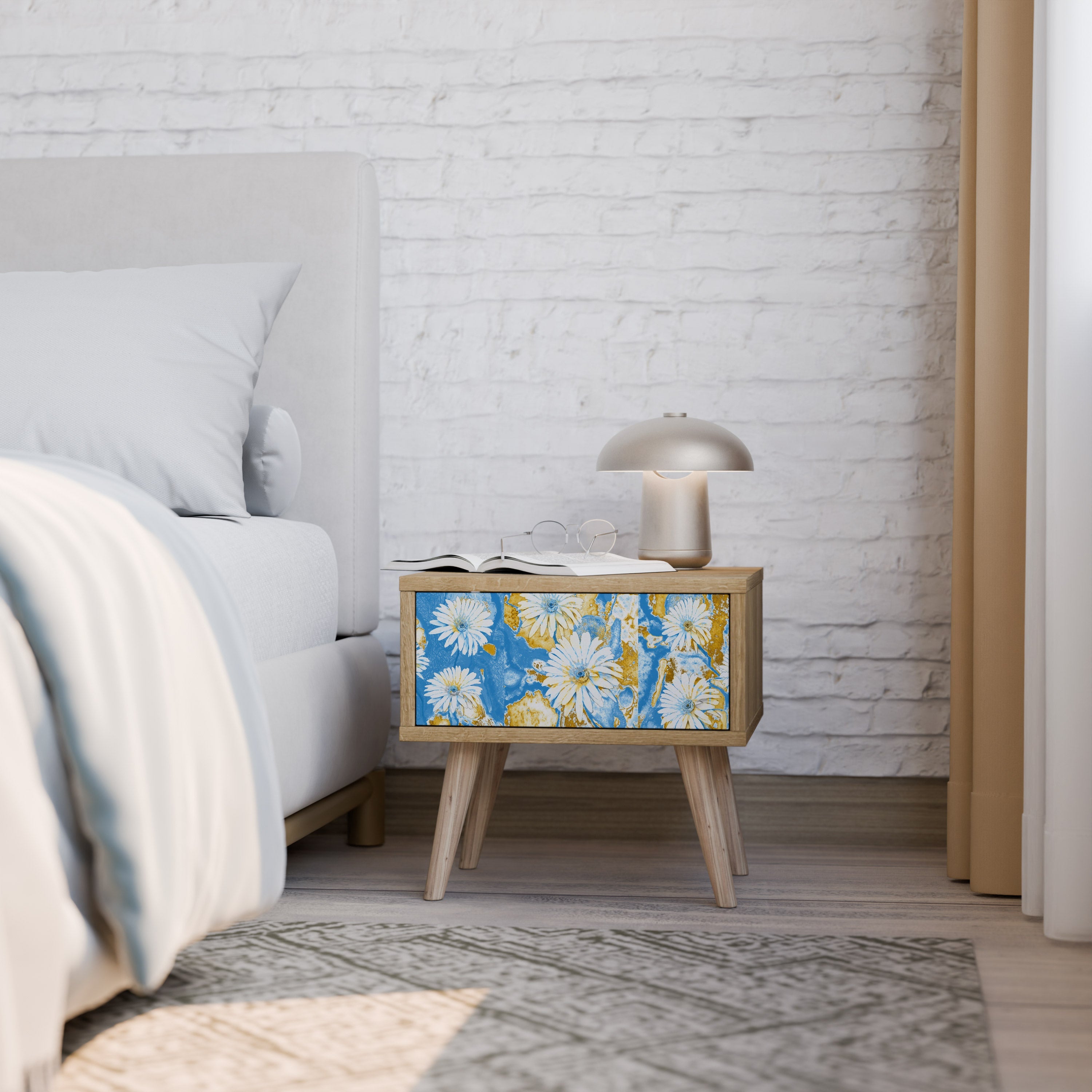 DAISY LUXE Nachttisch in Eichenoptik