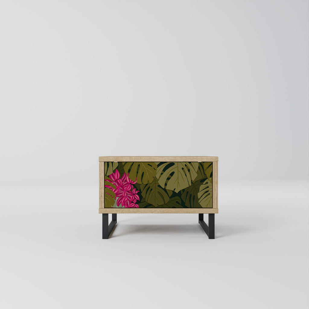 TROPICAL BEAUTY Nachttisch in Eichenoptik