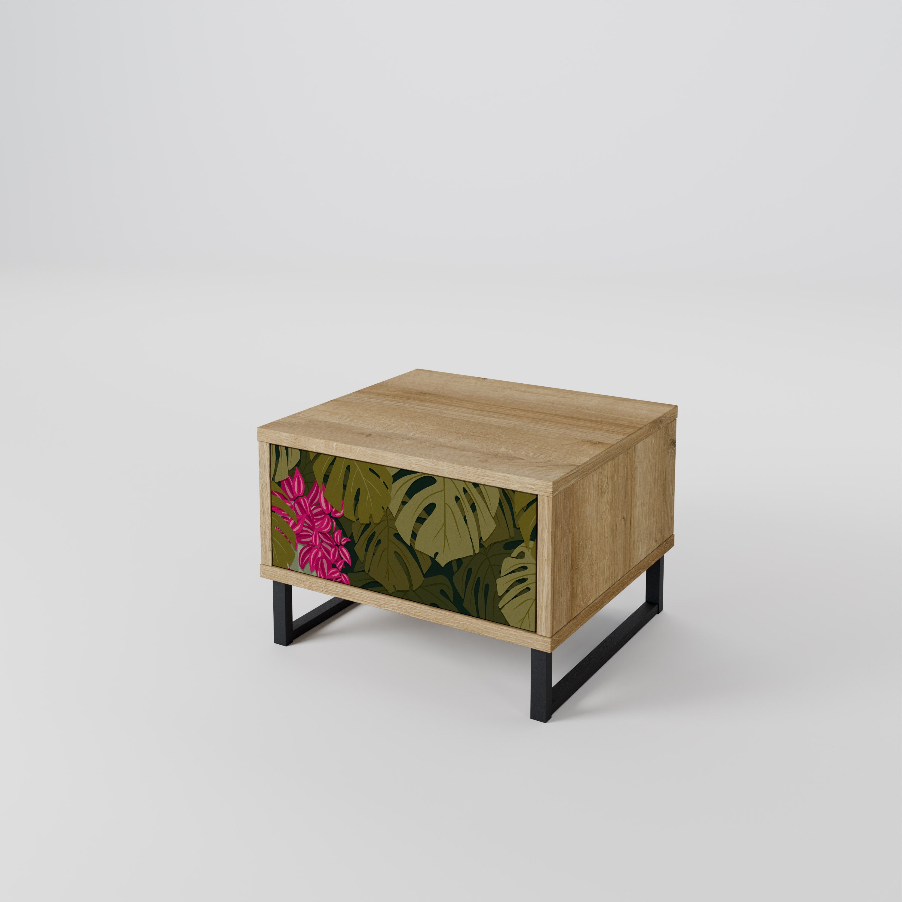 TROPICAL BEAUTY Nachttisch in Eichenoptik