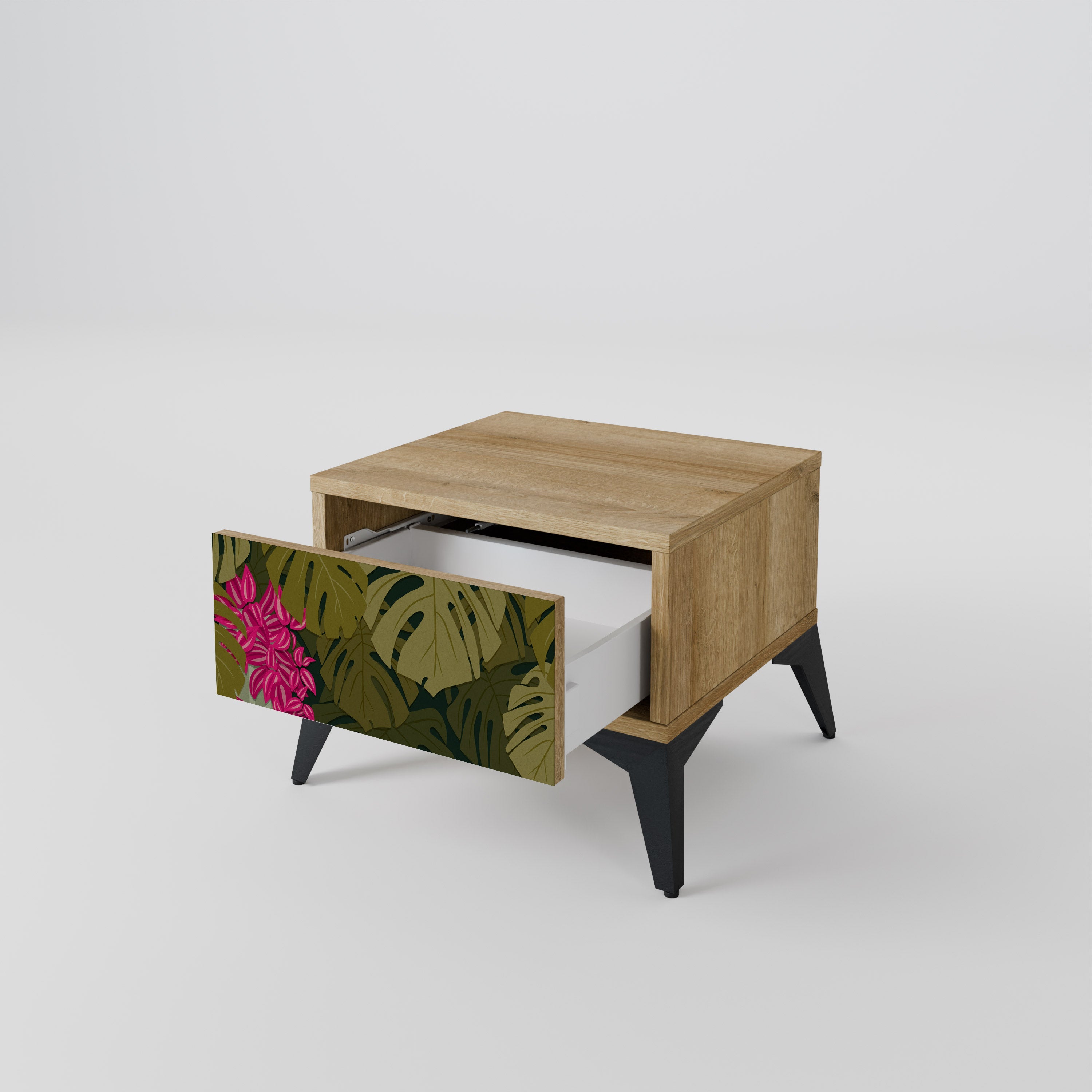 TROPICAL BEAUTY Nachttisch in Eichenoptik