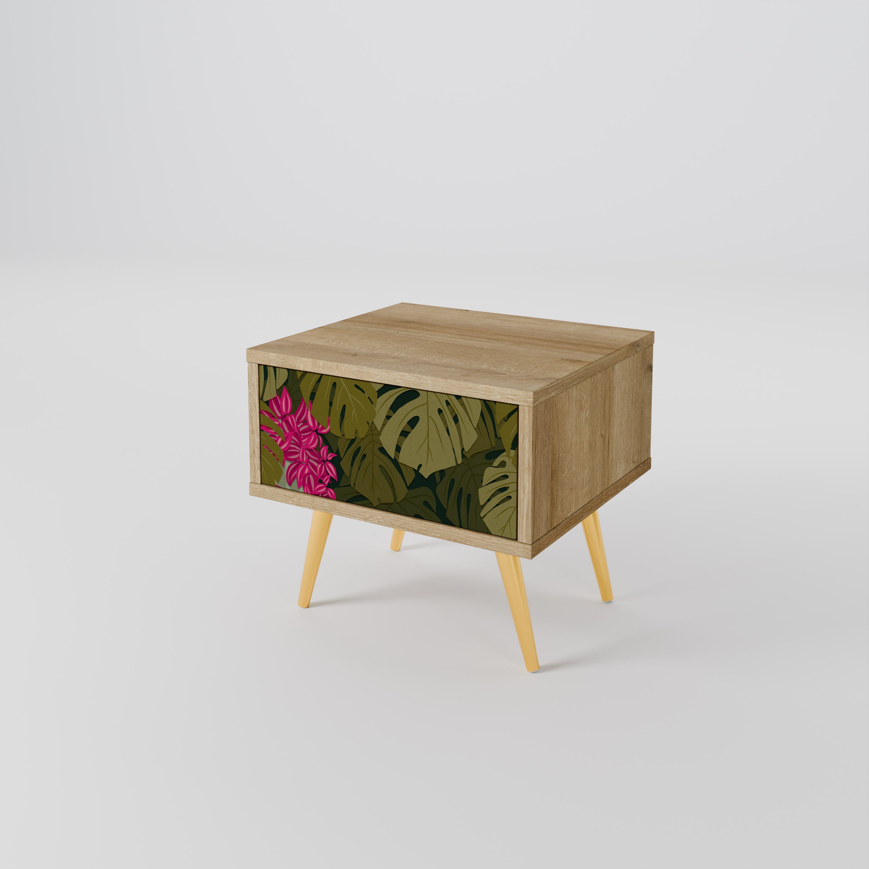 TROPICAL BEAUTY Nachttisch in Eichenoptik