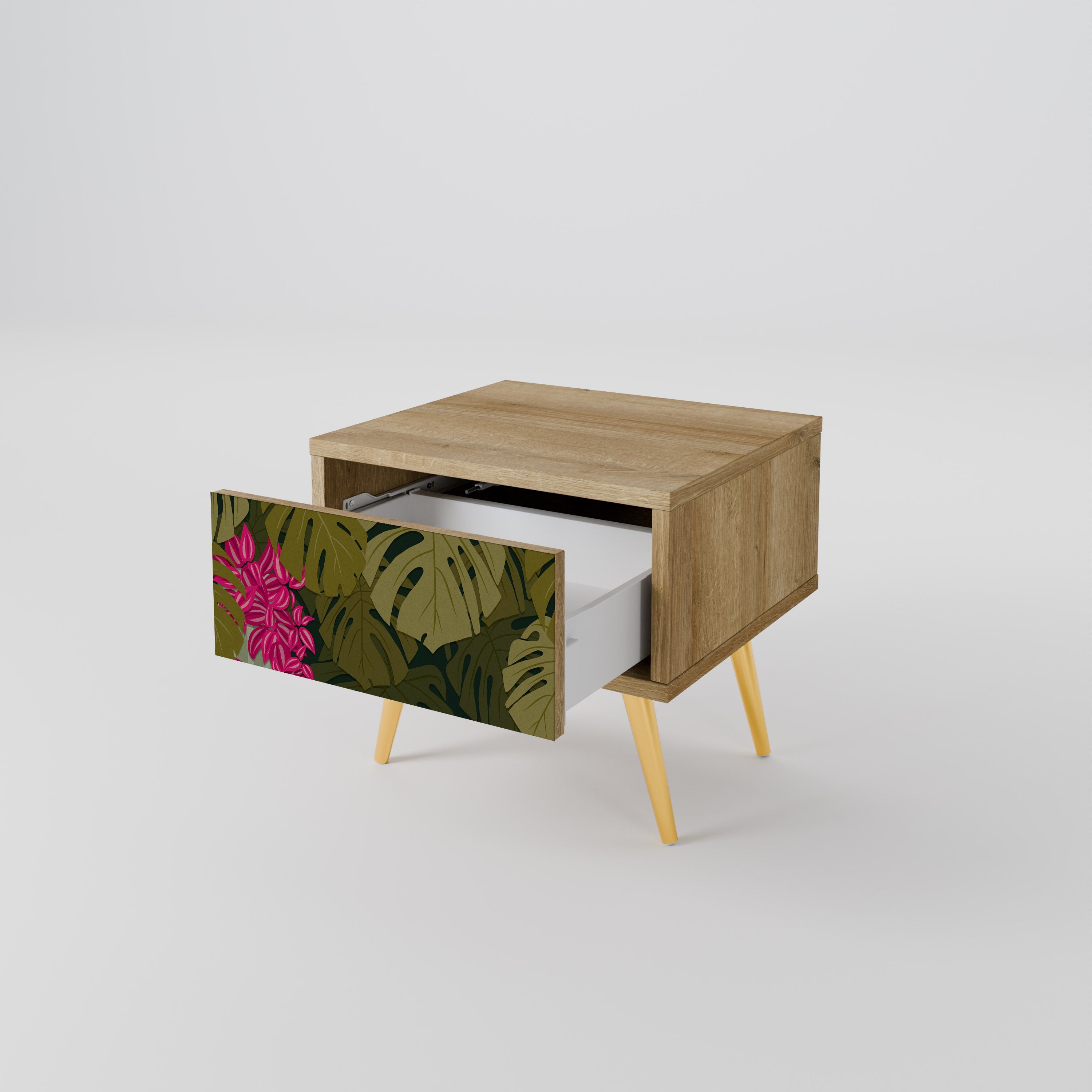 TROPICAL BEAUTY Nachttisch in Eichenoptik