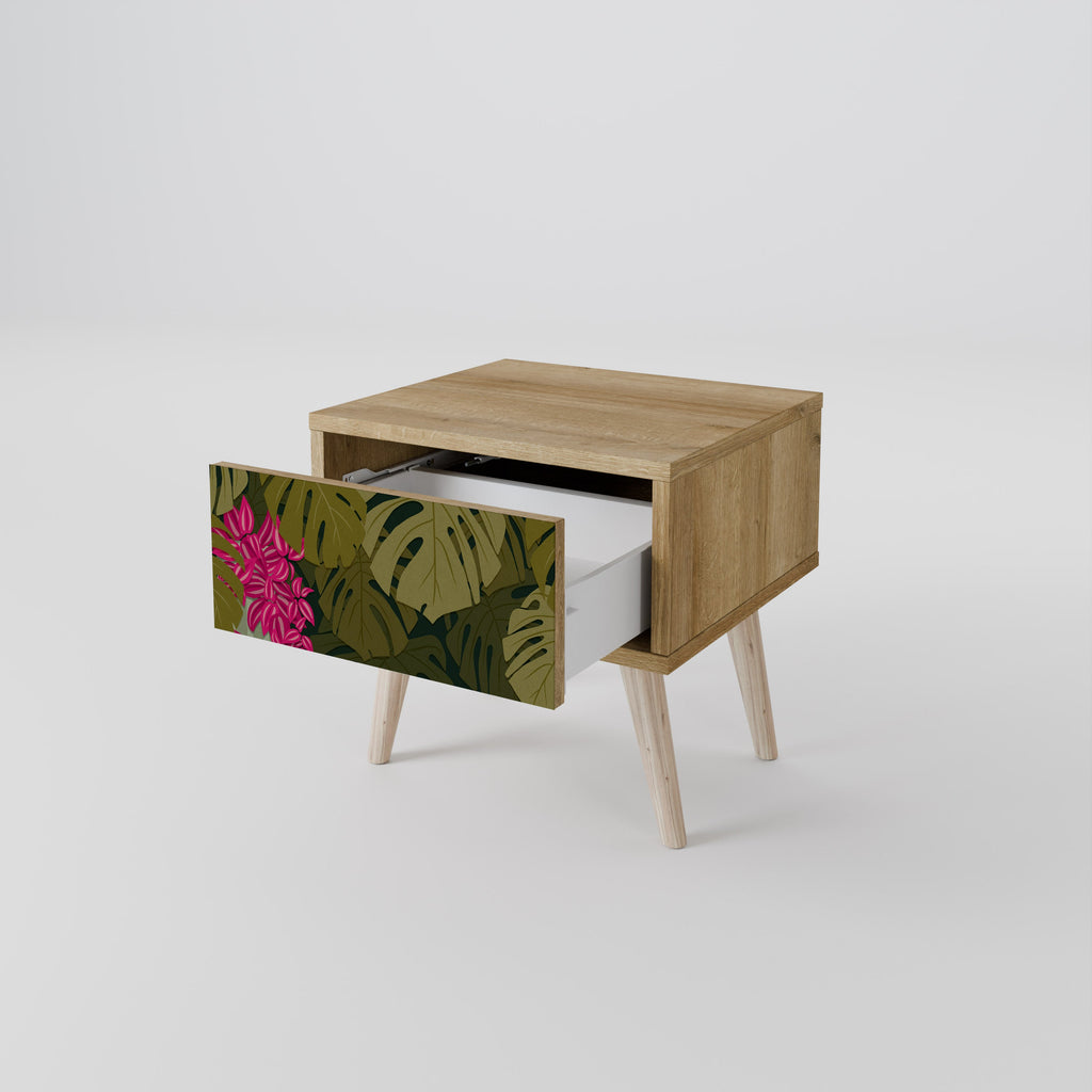 TROPICAL BEAUTY Nachttisch in Eichenoptik