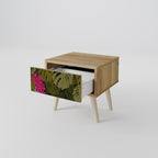 TROPICAL BEAUTY Nightstand in Oak Effect