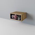 PURE BLOSSOM Nightstand in Oak Effect