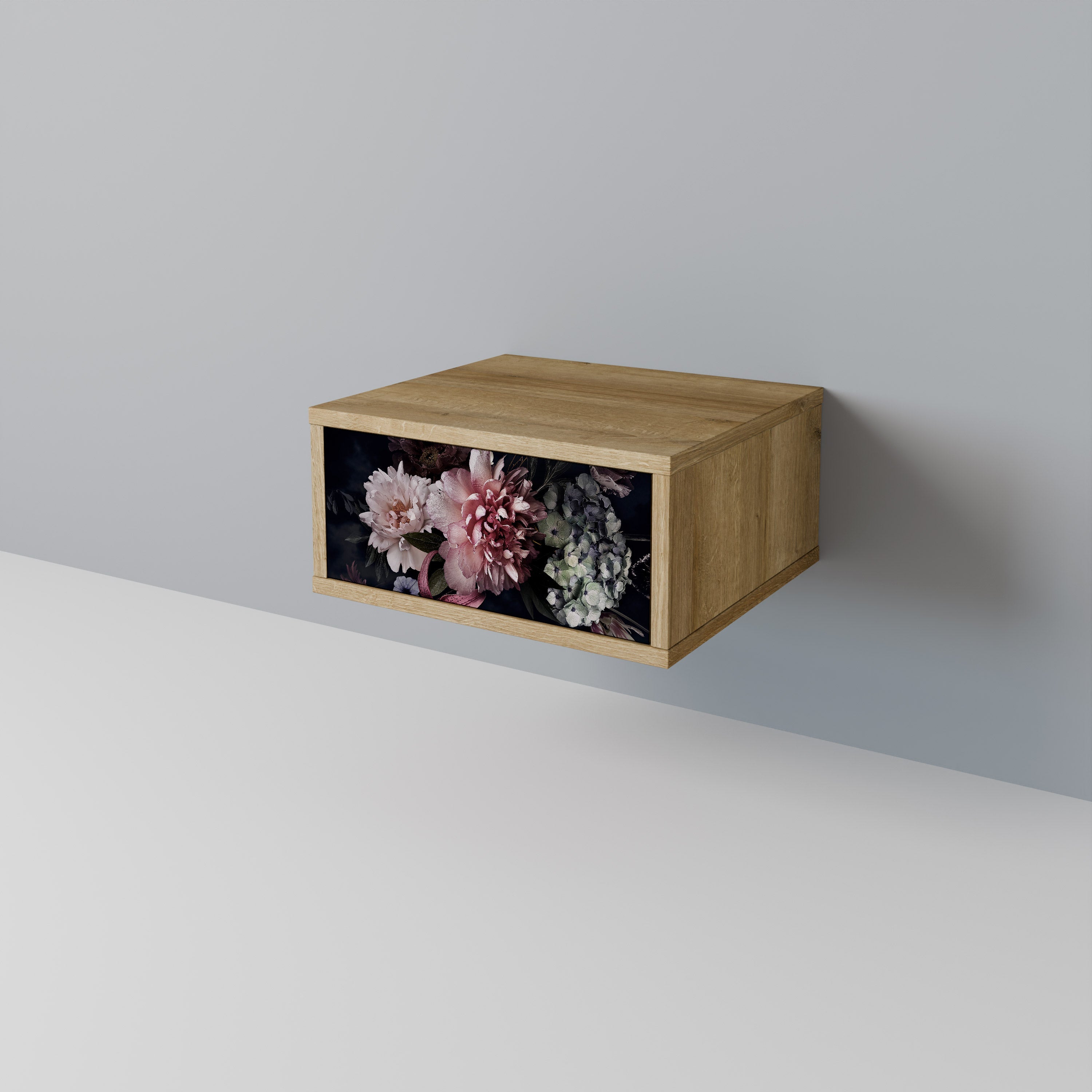 PURE BLOSSOM Nachttisch in Eichenoptik
