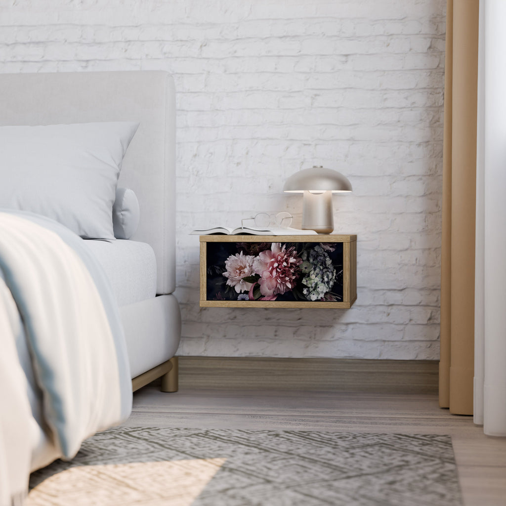 PURE BLOSSOM Nachttisch in Eichenoptik