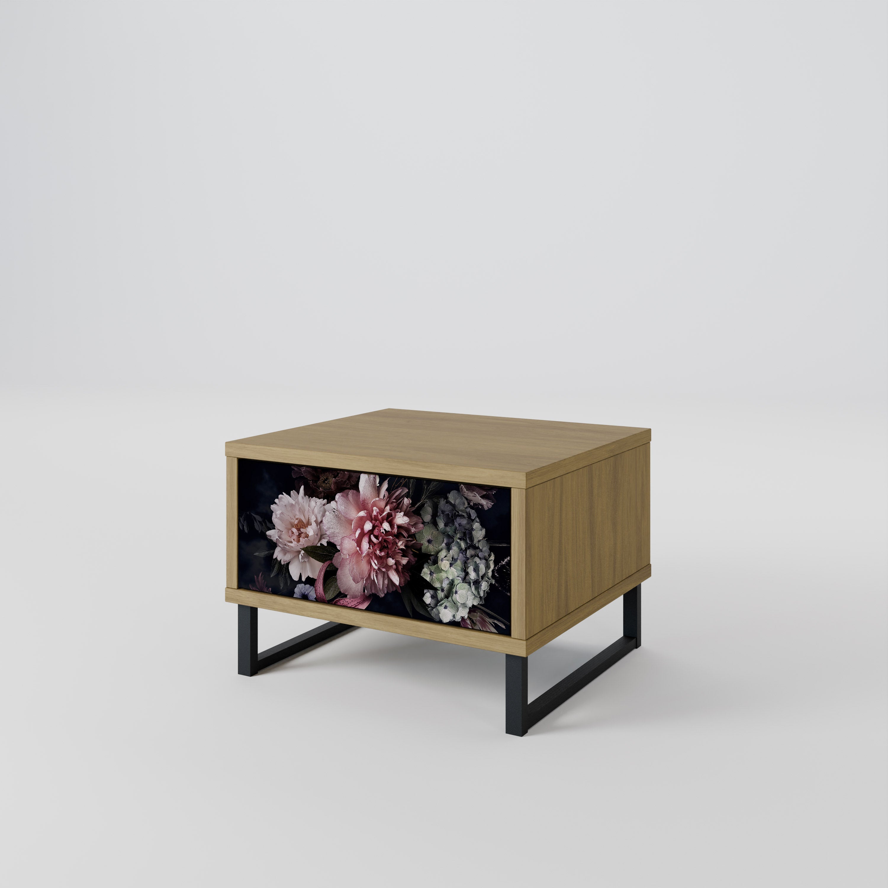 PURE BLOSSOM Nachttisch in Eichenoptik